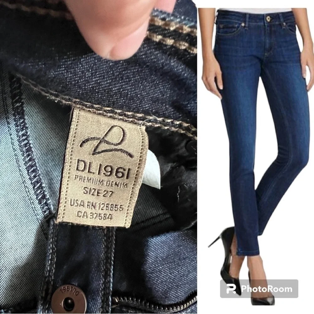 DL1961 Denim Angel Mid Rise Skinny Ankle Jeans Size 27 - Picture 7 of 9